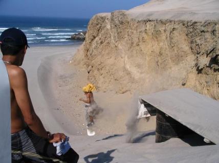 Sandboard en Playa “Las Loberas” Marcona- Nasca